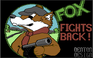 Foxx Fights Back back cover for Commodore 64